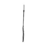 Prowler RED Long Handled Whip – Black Leather - Image 2