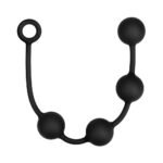 Prowler RED Medium Silicone Anal Beads – Black - Image 3