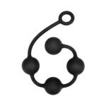 Prowler RED Medium Silicone Anal Beads – Black - Image 4