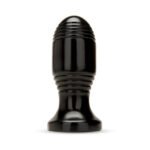 Prowler RED Ribbed Anal Plug – Black - Image 2