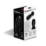 Prowler RED Ribbed Anal Plug – Black - Image 5