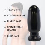 Prowler RED Thud 8 in. Anal Plug Black - Image 2