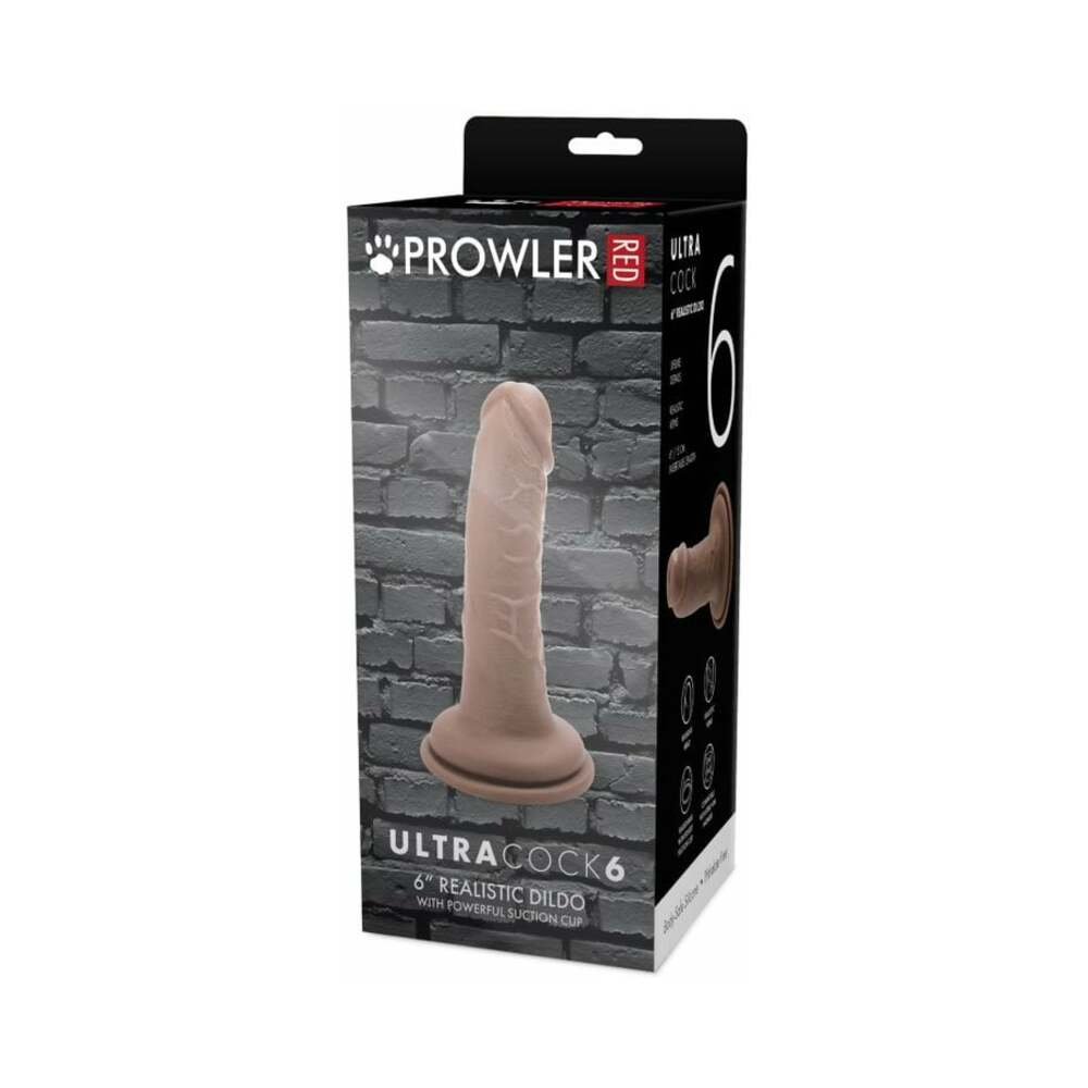 prowler-red-ultra-cock-6-in-realistic-dildo-caramel Prowler RED Ultra Cock 6 in. Realistic Dildo Caramel - Image 1