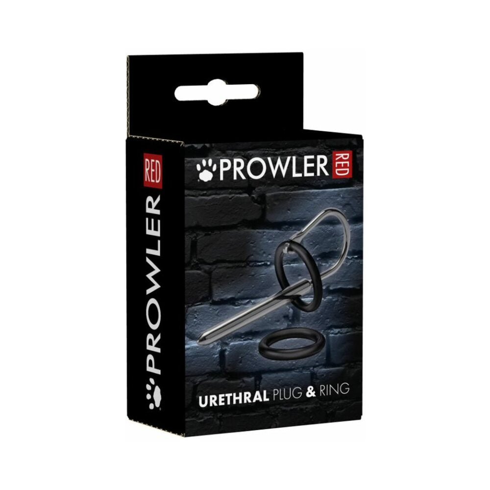 prowler-red-urethral-plug-ring-stainless-steel Prowler RED Urethral Plug & Ring Stainless Steel - Image 1