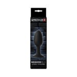 Prowler RED Weighted Anal Plug – Black, Medium - Image 5