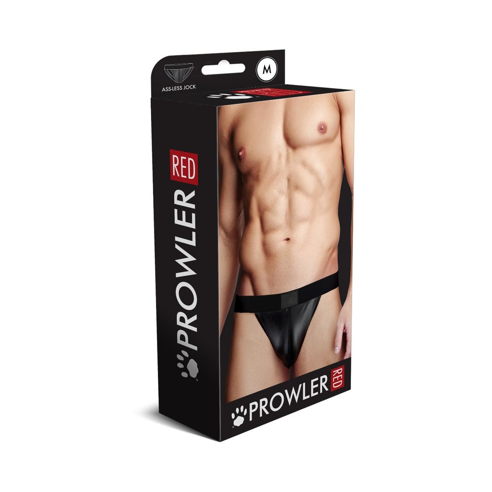 prowler-red-wetlook-assless-jock-strap-black-m Prowler RED Wetlook Assless Jock Strap Black M - Image 1