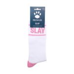 Prowler Slay Socks – Light Pink and White - Image 3