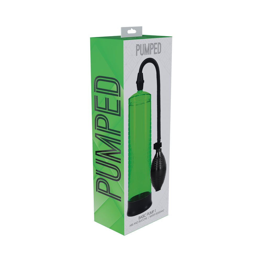 pumped-basic-pump-1-water-resistant-green Pumped Basic Pump 1 Water Resistant Green - Image 1