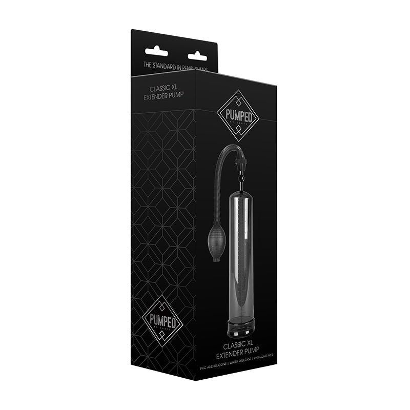 pumped-classic-xl-extender-penis-pump-black Pumped Classic XL Extender Penis Pump Black - Image 1