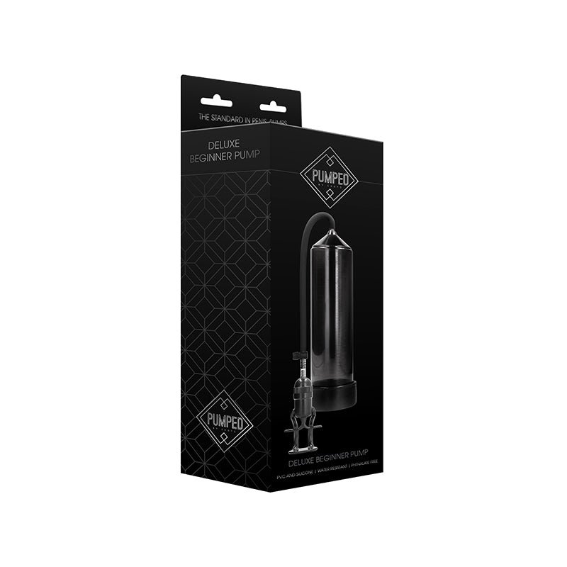 pumped-deluxe-beginner-penis-pump-black Pumped Deluxe Beginner Penis Pump Black - Image 1