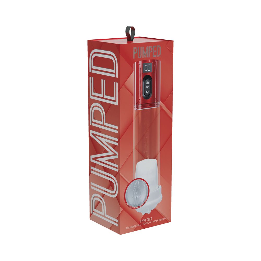 pumped-hyperlift-masturbator-suction-metallic-red PUMPED HyperLift Masturbator Suction Metallic Red - Image 1