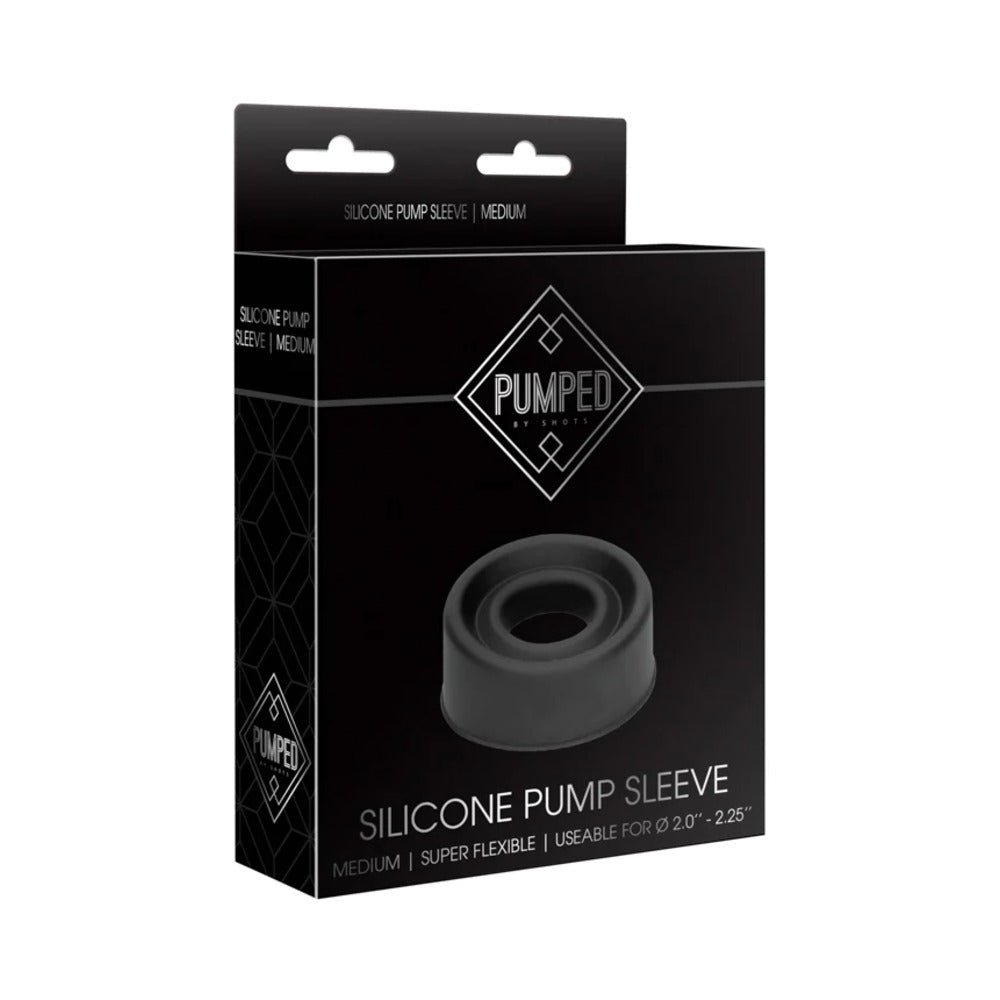 pumped-silicone-pump-sleeve-black-medium Pumped Silicone Pump Sleeve Black Medium - Image 1
