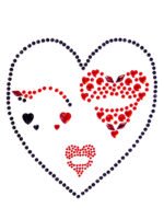 Queen Adhesive Face Jewels Sticker - Image 2