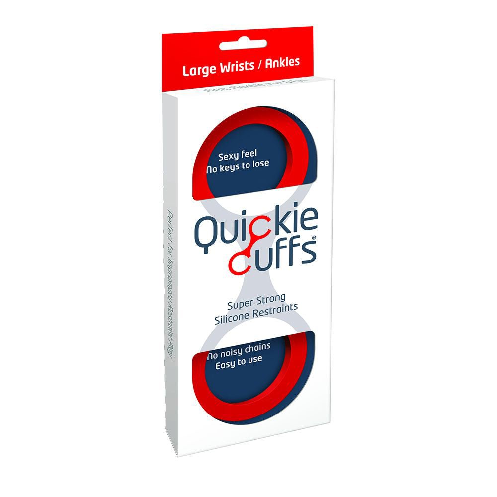 quickie-cuffs-large-red Quickie Cuffs Large Red - Image 1