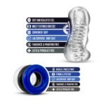 Quickie Kit Jerk Off Stroker with Donut Rings – Clear - Image 2