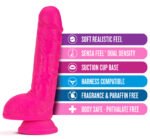 Neo - 9 Inch Dual Density Dildo - Neon Pink - Image 3