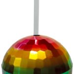 Rainbow Disco Ball Cup