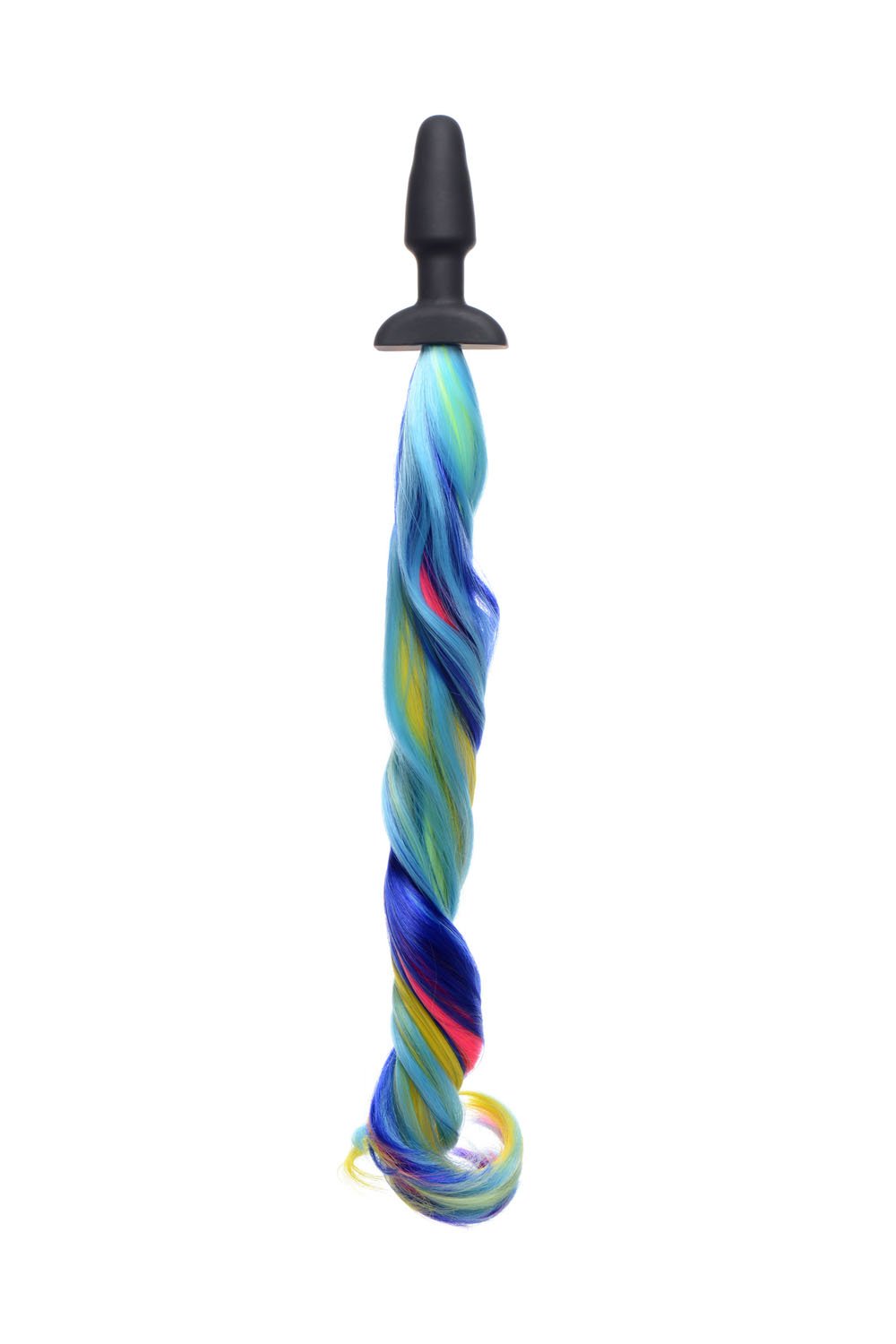 rainbow-pony-tail-anal-plug Rainbow Pony Tail Anal Plug - Image 1