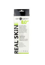 Real Skin 8" Dual Layer Dildo - Beige - Image 2