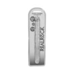 RealRock Crystal Clear Double Dong 13 in. Dual-Ended Dildo Clear