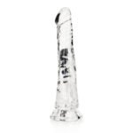 RealRock Crystal Clear Slim 6 in. Dildo Clear - Image 4