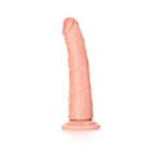RealRock Realistic 6 in. Slim Dildo With Suction Cup Beige - Image 3