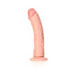 RealRock Realistic 8 in. Curved Dildo With Suction Cup Beige - Image 3