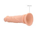 RealRock Realistic 9 in. Dildo With Suction Cup Beige - Image 7