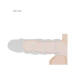 RealRock Realistic 9 in. Penis Sleeve Extender Sling Beige - Image 10