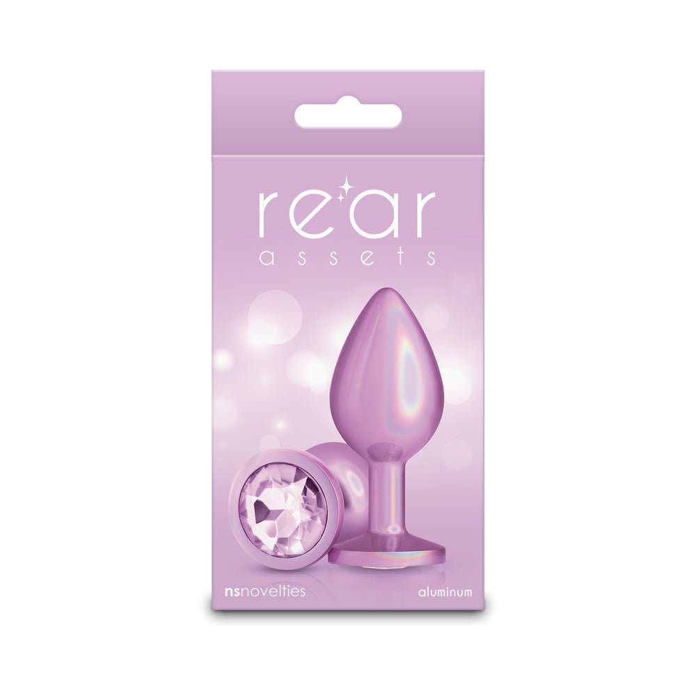 rear-assets-metal-plug-iridescent-pink-medium Rear Assets Metal Plug Iridescent Pink Medium - Image 1