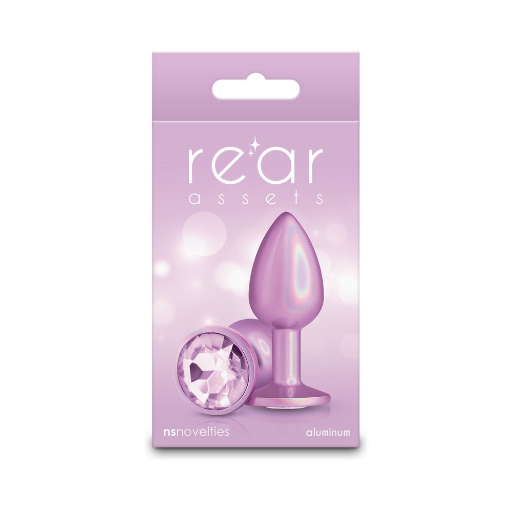 rear-assets-metal-plug-iridescent-pink-small Rear Assets Metal Plug Iridescent Pink Small - Image 1