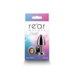 Rear Assets Petite Metal Anal Plug Gunmetal/Rainbow