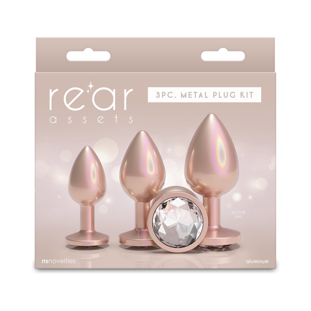 rear-assets-trainer-plug-kit-iridescent-champagneclear Rear Assets Trainer Plug Kit Iridescent Champagne/Clear - Image 1