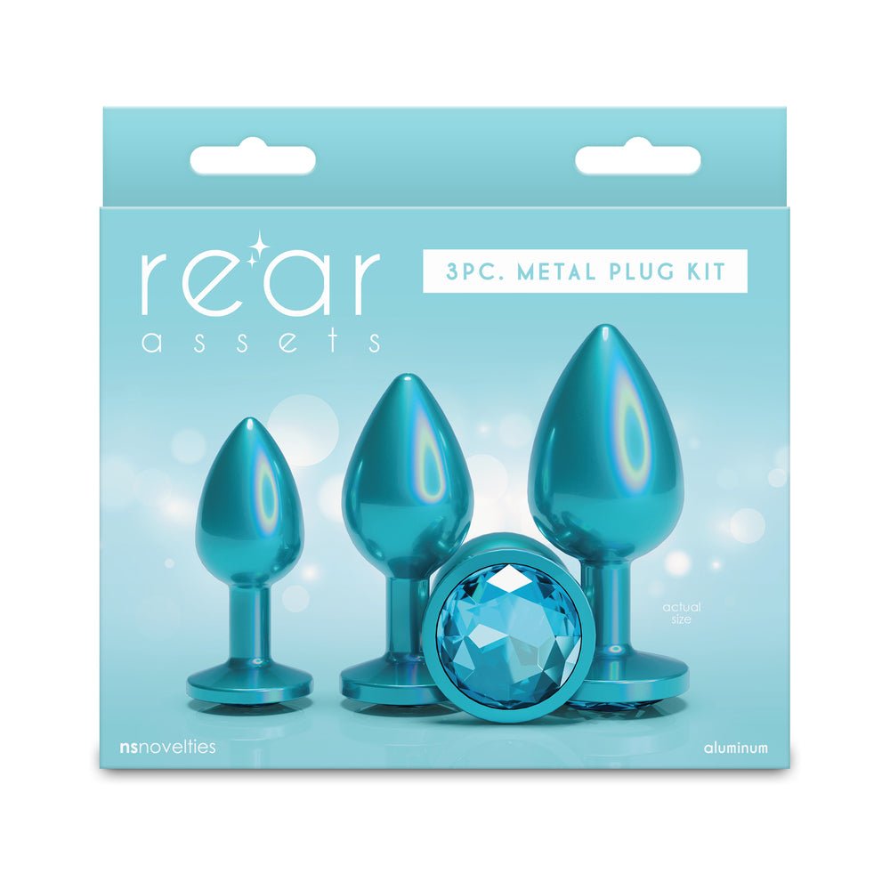 rear-assets-trainer-plug-kit-iridescent-tealteal Rear Assets Trainer Plug Kit Iridescent Teal/Teal - Image 1