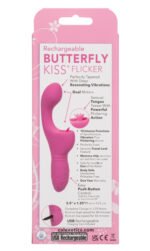 Rechargeable Butterfly Kiss Flicker - Pink - Image 3