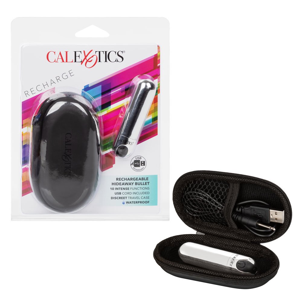 rechargeable-hideaway-bullet-silver Rechargeable Hideaway Bullet - Silver - Image 1