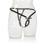 Rechargeable Silicone Lover's Thong With Pleasure Beads - Image 9