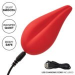 Red Hot Flicker Rechargeable Vibrator – Red - Image 11