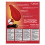 Red Hot Flicker Rechargeable Vibrator – Red - Image 6