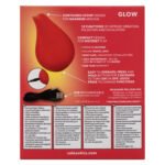 Red Hot Glow Rechargeable Vibrator – Red - Image 6