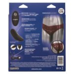 Remote Control Lace Panty Set - S/ M - Burgundy - Image 2