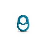 Renegade Cradle Silicone Cock Ring – Teal - Image 2
