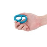 Renegade Cradle Silicone Cock Ring – Teal - Image 3