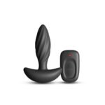 Renegade Flash Black Vibrating Anal Plug with Wireless Remote - Image 2