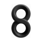 Renegade Infinity Ring – Black Silicone Cock Ring - Image 2