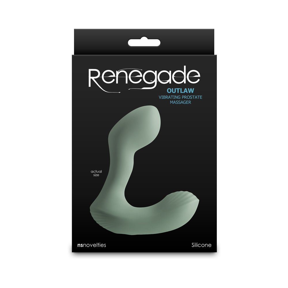 renegade-outlaw-rechargeable-vibrating-prostate-massager-sage Renegade Outlaw Rechargeable Vibrating Prostate Massager Sage - Image 1
