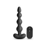 Renegade Reign Black Vibrating Anal Beads – Rechargeable - Image 2
