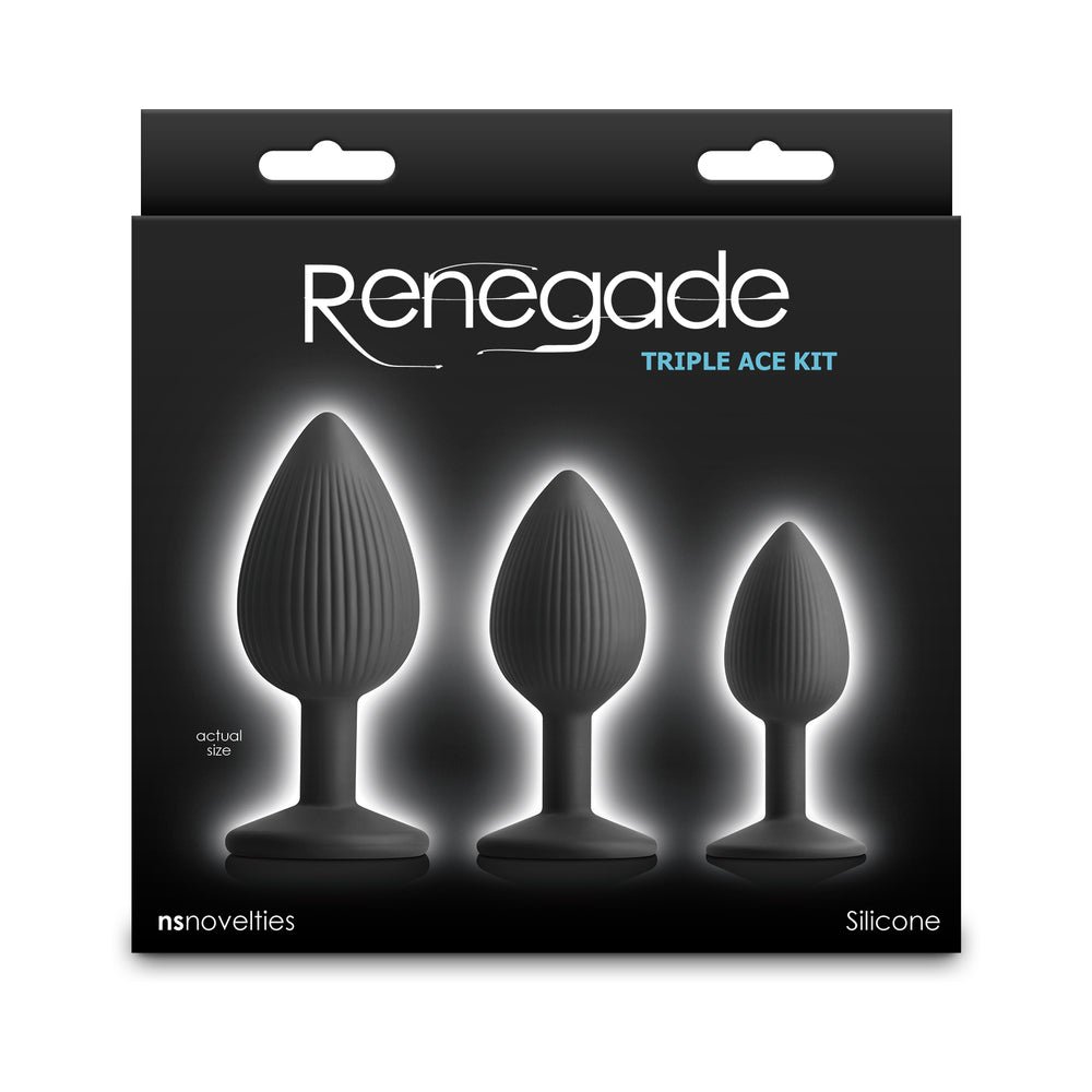 renegade-triple-ace-plug-kit-black Renegade Triple Ace Plug Kit Black - Image 1