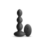 Renegade Valor Black Vibrating Anal Bead Plug – Rechargeable - Image 2