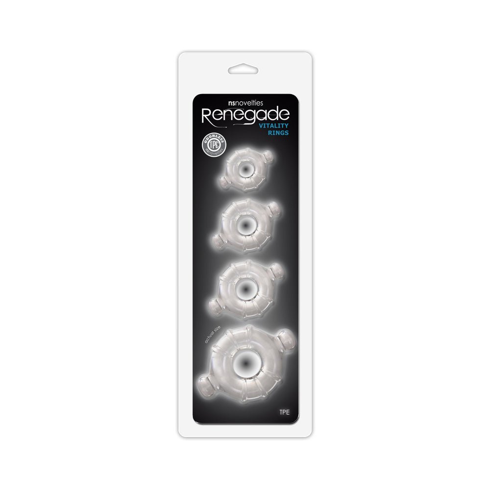 renegade-vitality-rings-4-pack-clear Renegade Vitality Rings 4-Pack Clear - Image 1